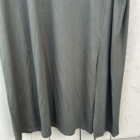 J. Jill Wearever A-Line Tank Dress Dark Green Summer Comfy Casual Sz XL - Picture 2 of 6